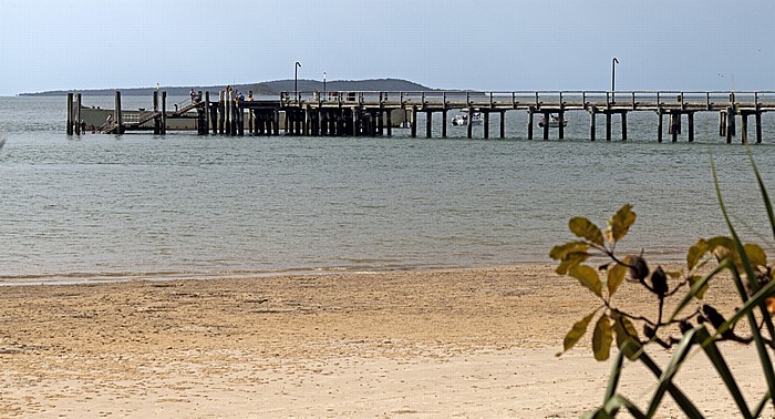 Kingfisher Bay: Jetty, Great Sandy Strait Fraser Island