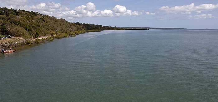 Blick von der Fähre Kingfisher Bay - River Heads Great Sandy Strait
