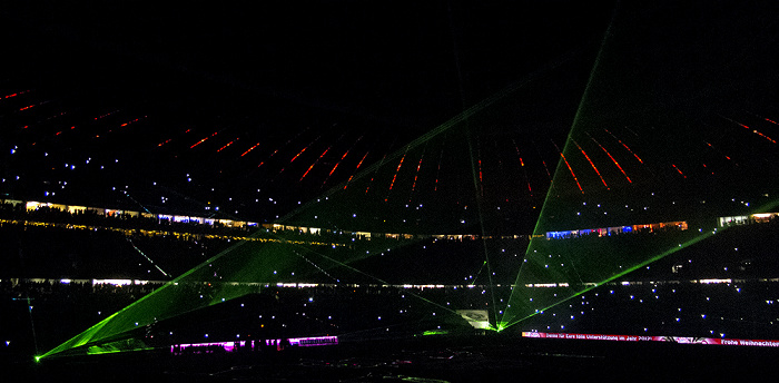 Allianz Arena: Lasershow München
