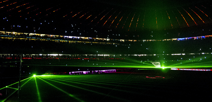 München Allianz Arena: Lasershow FC Bayern München