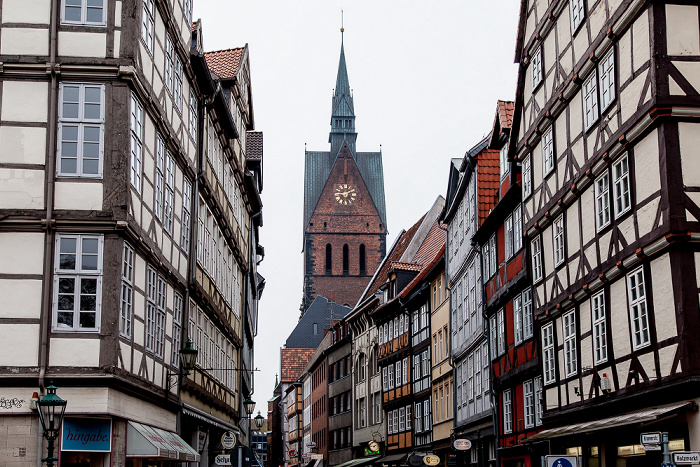 Hannover Altstadt: Kramerstraße Marktkirche