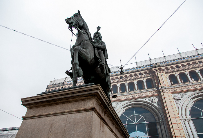 Hannover Ernst-August-Platz: Ernst-August-Denkmal Hauptbahnhof