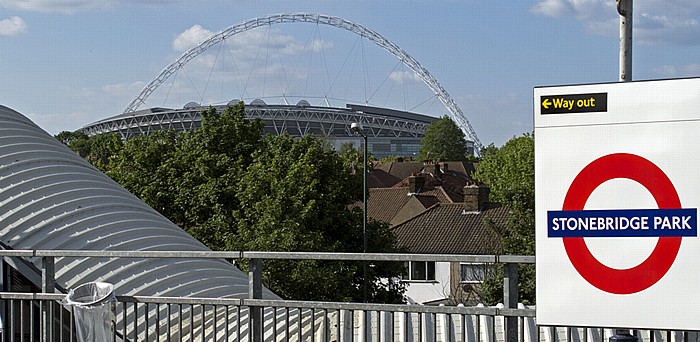 London Stonebridge Park Station (Bakerloo Line) Wembley-Stadion