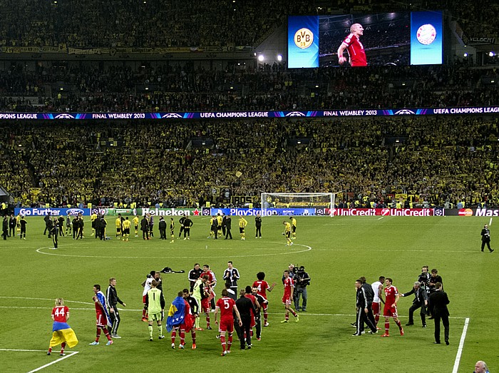 London Wembley-Stadion (Wembley Stadium): UEFA Champions League Finale FC Bayern München - Borussia Dortmund