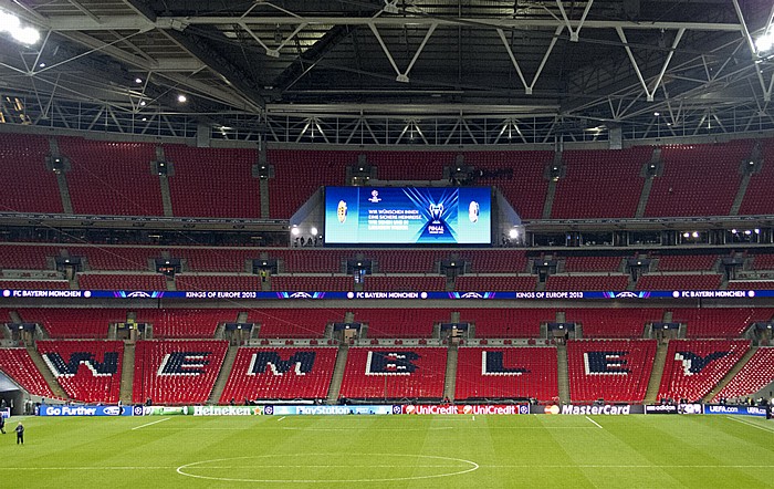 London Wembley-Stadion (Wembley Stadium): UEFA Champions League Finale FC Bayern München - Borussia Dortmund