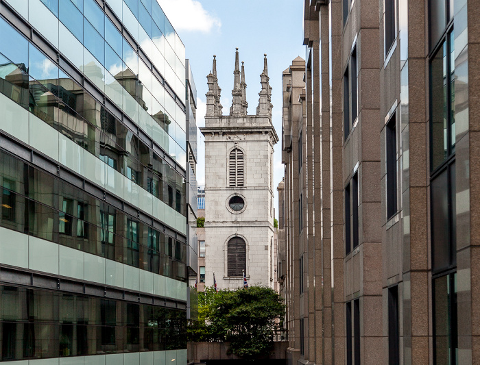 City of London: Turm von St Mary Somerset London