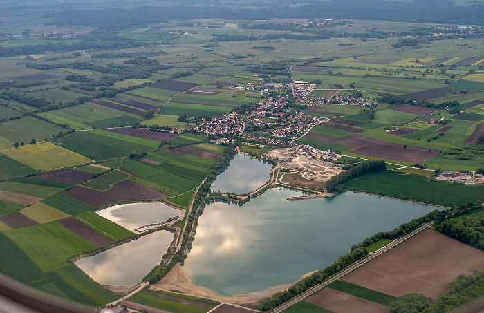 Bayern - Landkreis Freising Luftbild aerial photo