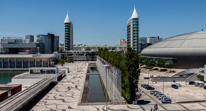 Parque das Nações: Blick aus der Teleférico da Expo Lissabon