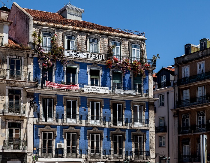 Baixa: Praça dos Restauradores Lissabon
