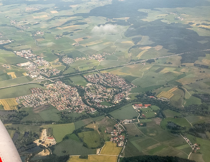 Bayern - Landkreis Freising Luftbild aerial photo