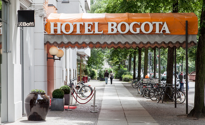 Berlin Charlottenburg: Schlüterstraße - Hotel Bogota