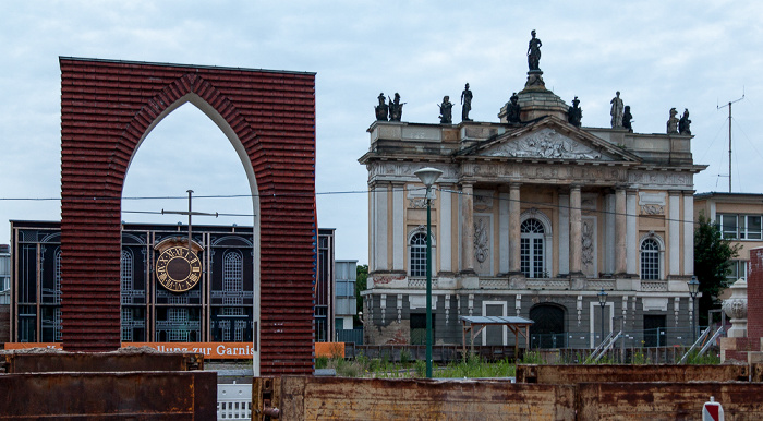 Potsdam Breite Straße: Ehem. Standort der Garnisonkirche Langer Stall