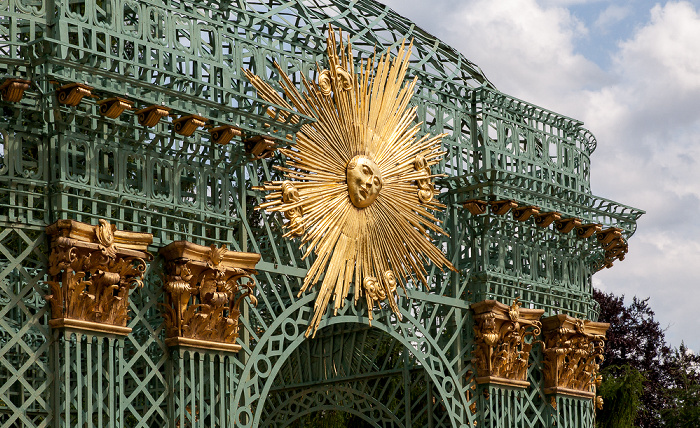 Park Sanssouci: Schloss Sanssouci - Östlicher Gitterpavillon Potsdam