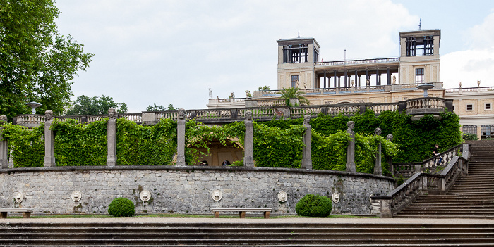 Potsdam Park Sanssouci: Orangerieterrassen, Orangerieschloss (Neue Orangerie)