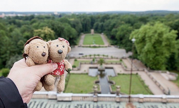 Potsdam Park Sanssouci: Orangerieschloss (Neue Orangerie) - Turmgalerie: Teddy und Teddine
