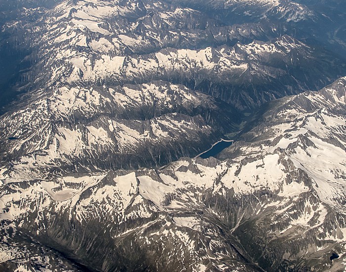 Tirol - Zillertaler Alpen Speicher Zillergründl Luftbild aerial photo