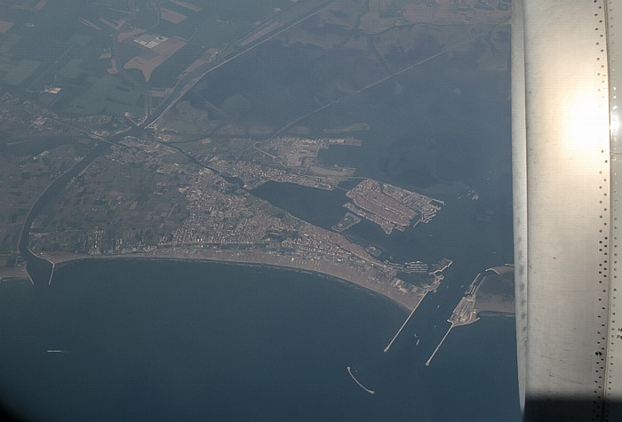 Venetien - Chioggia Borgo San Giovanni Cà Roman Sottomarina di Chioggia Luftbild aerial photo