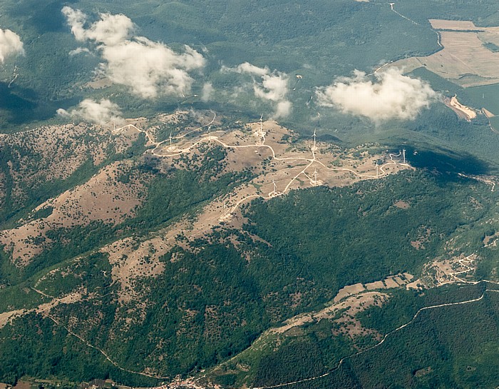 Kampanien - Provincia di Benevento Luftbild aerial photo