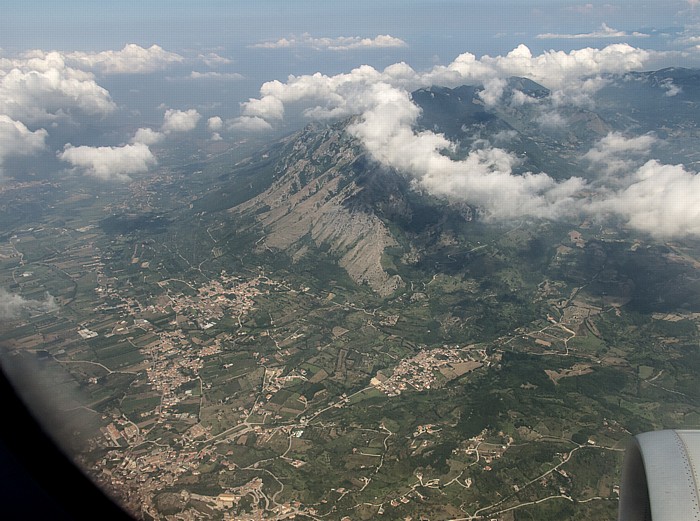 Kampanien - Provincia di Benevento: Taburno Camposauro mit dem Monte Taburno Provincia di Benevento