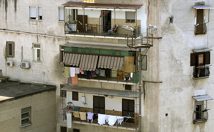 Blick aus dem Hotel Mercure Napoli Garibaldi Neapel