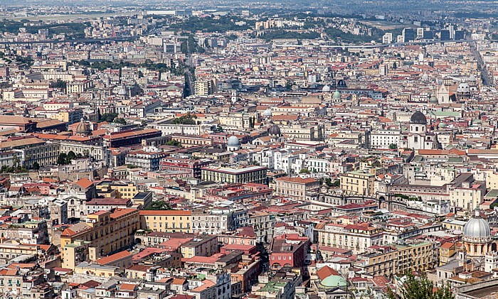Neapel Blick vom Castel Sant' Elmo: Centro Storico