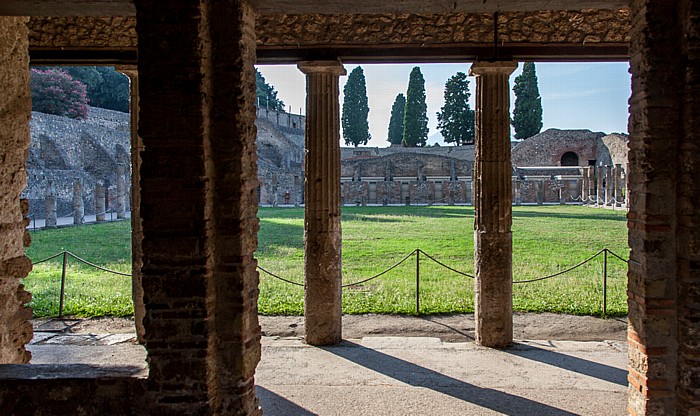 Pompeji Quadriportico del Teatri (Gladiatorenkaserne)