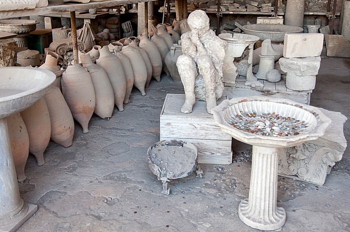 Pompeji Ausgrabungsstücke