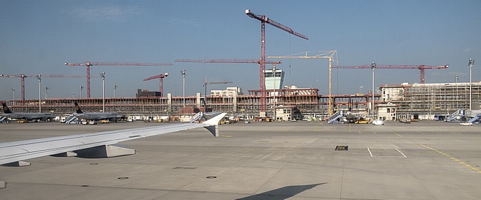 München Flughafen Franz Josef Strauß: Terminal 2 (im Bau befindliches Satellitenterminal)
