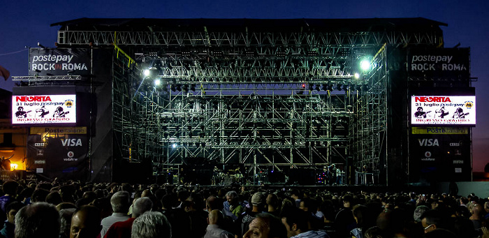Ippodromo delle Capannelle (Rock in Roma): Deep Purple-Bühne