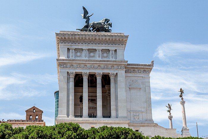 Rom Monumento Vittorio Emanuele II Santa Maria in Aracoeli