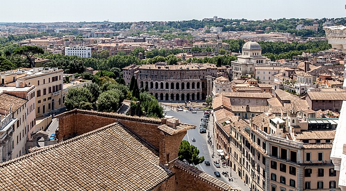 Blick vom Monumento Vittorio Emanuele II Rom