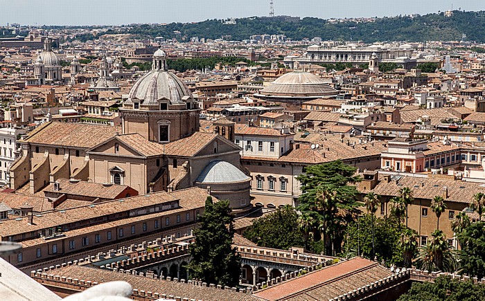 Rom Blick vom Monumento Vittorio Emanuele II Palazzo Venezia Pantheon Sant' Agnese in Agone Santissimo Nome di Gesù