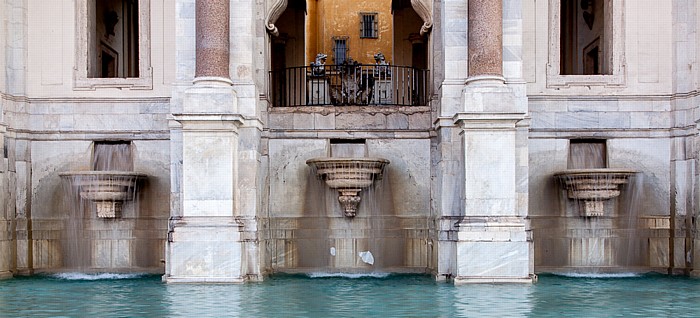Trastevere: Gianicolo - Fontana dell' Acqua Paola Rom