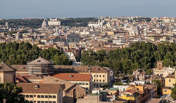 Trastevere: Blick vom Gianicolo auf das Centro Storico Rom