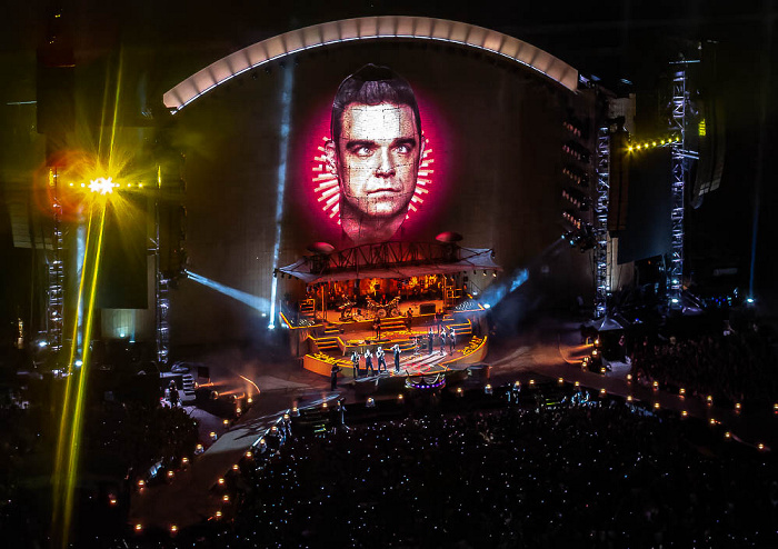 Stadio San Siro (Giuseppe-Meazza-Stadion): Robbie Williams Mailand Me And My Monkey