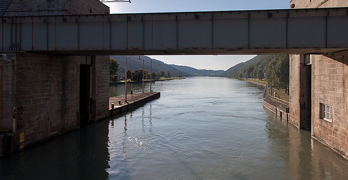 Donau, Schleuse Jochenstein Engelhartszell an der Donau