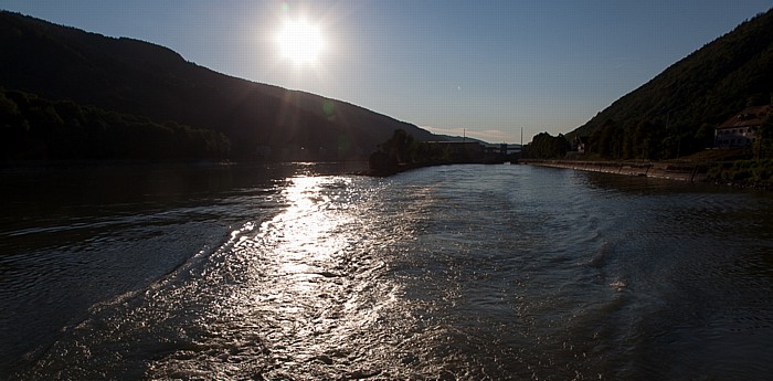 Engelhartszell an der Donau Donau, Kraftwerk und Schleuse Jochenstein