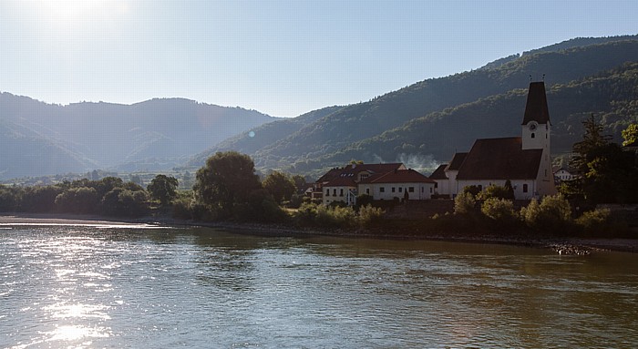 Wachau: Donau, Mitterarnsdorf Rossatz-Arnsdorf