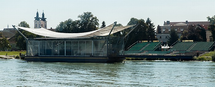 Tulln an der Donau Donau, Donaubühne Pfarrkirche St. Stephan