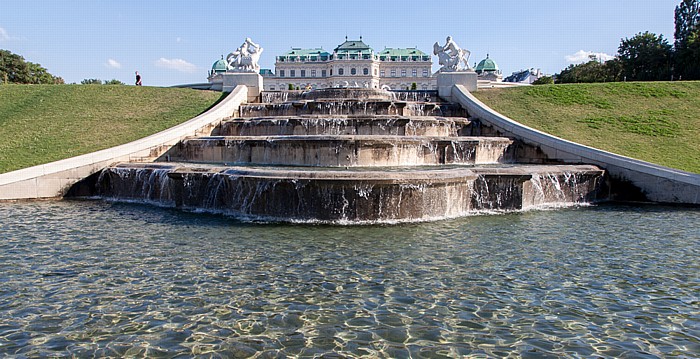 Schlossanlage Belvedere: Belvederegarten, Oberes Belvedere Wien