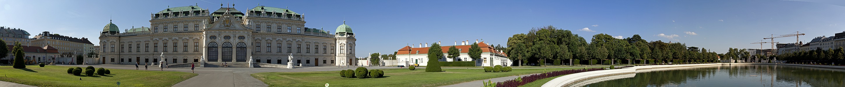 Schlossanlage Belvedere: Oberes Belvedere, Belvederegarten Wien