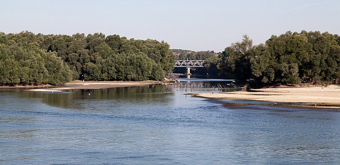 Kamenica nad Hronom Donau, Mündung der Hron (Gran, Garam)