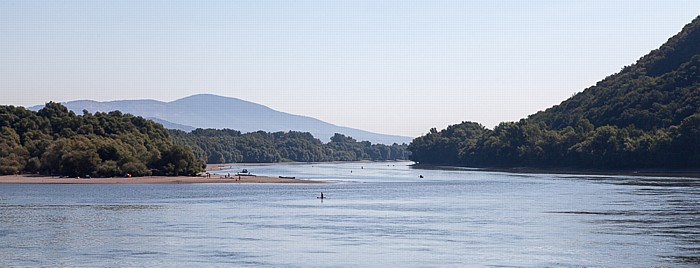 Donau (Donauknie), Szentendre-Insel (Szentendrei-sziget), Donauwestarm Visegrád