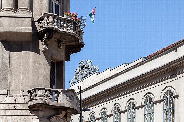 Budapest Pest: Egyetem tér Literaturmuseum