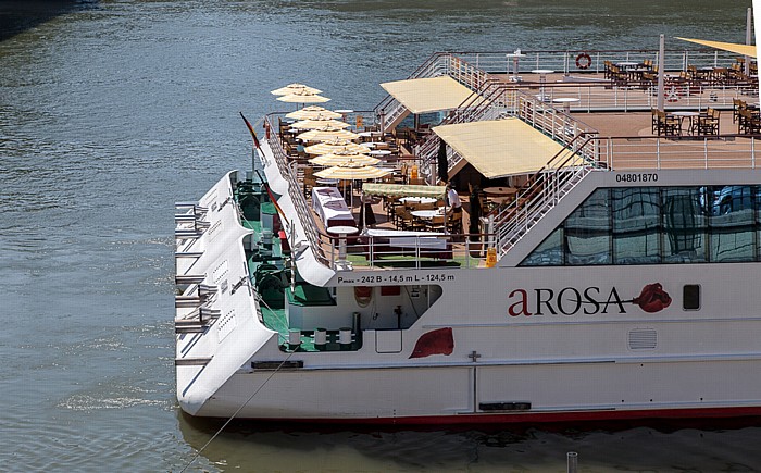 a-rosa Schiffe mia und riva auf der Donau Budapest