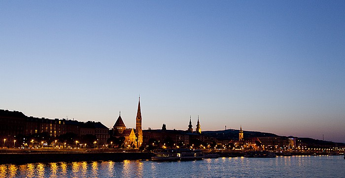 Budapest Donau, Buda Elisabethkirche Kalvinistenkirche St.-Anna-Kirche