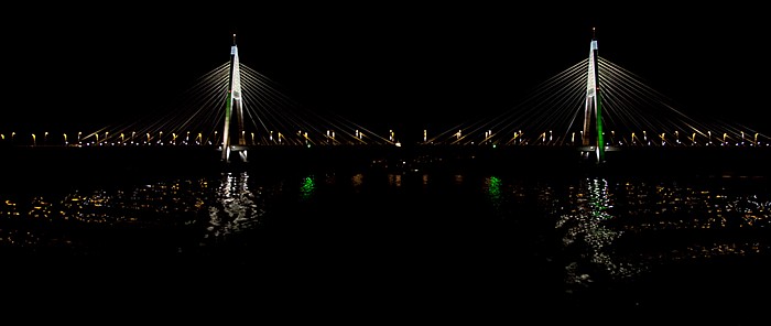Donau, Megyeri-Brücke (Megyeri híd) Budapest