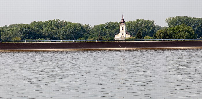 Kraftwerk Gabcíkovo: Staubecken Vojka nad Dunajom