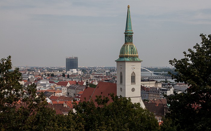 Blick von der Burg Bratislava (Bratislavsky hrad) Bratislava