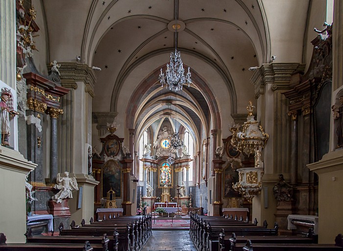 Altstadt (Staré Mesto): Franziskanerkirche (slowakisch Frantiskánsky kostol) Bratislava